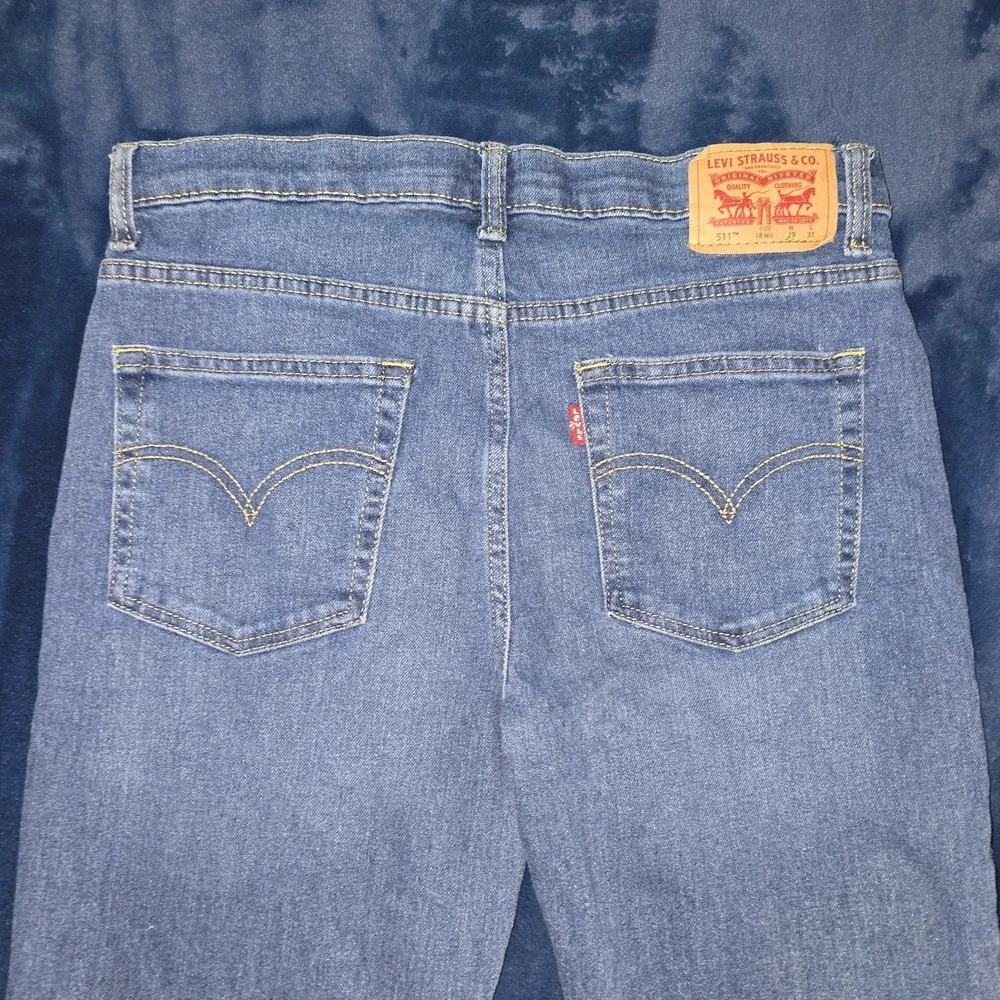 Levi's 511 Performance‎ Slim Fit Jeans Blue Zip Fly W29